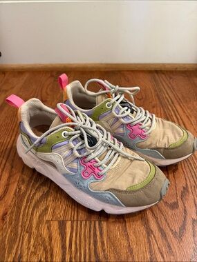Flower Mountain Neutral Multi-Color Sneakers